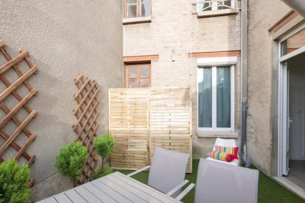 Suite des Lilas - Terrasse privée Reims Exterior foto